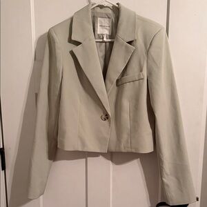 Avec Les Filles Light Green Blazer
